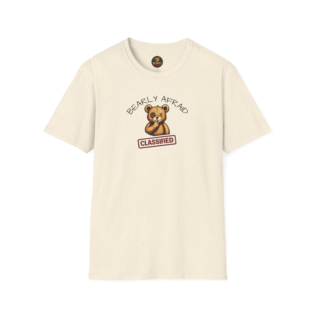 Bearly Afraid Retro Classified Tee
