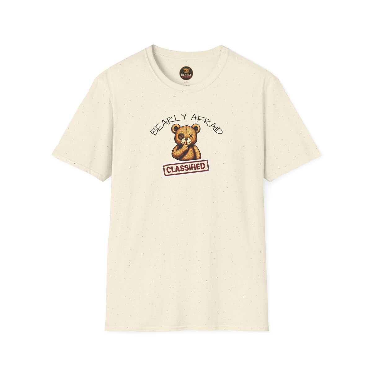 Bearly Afraid Retro Classified Tee