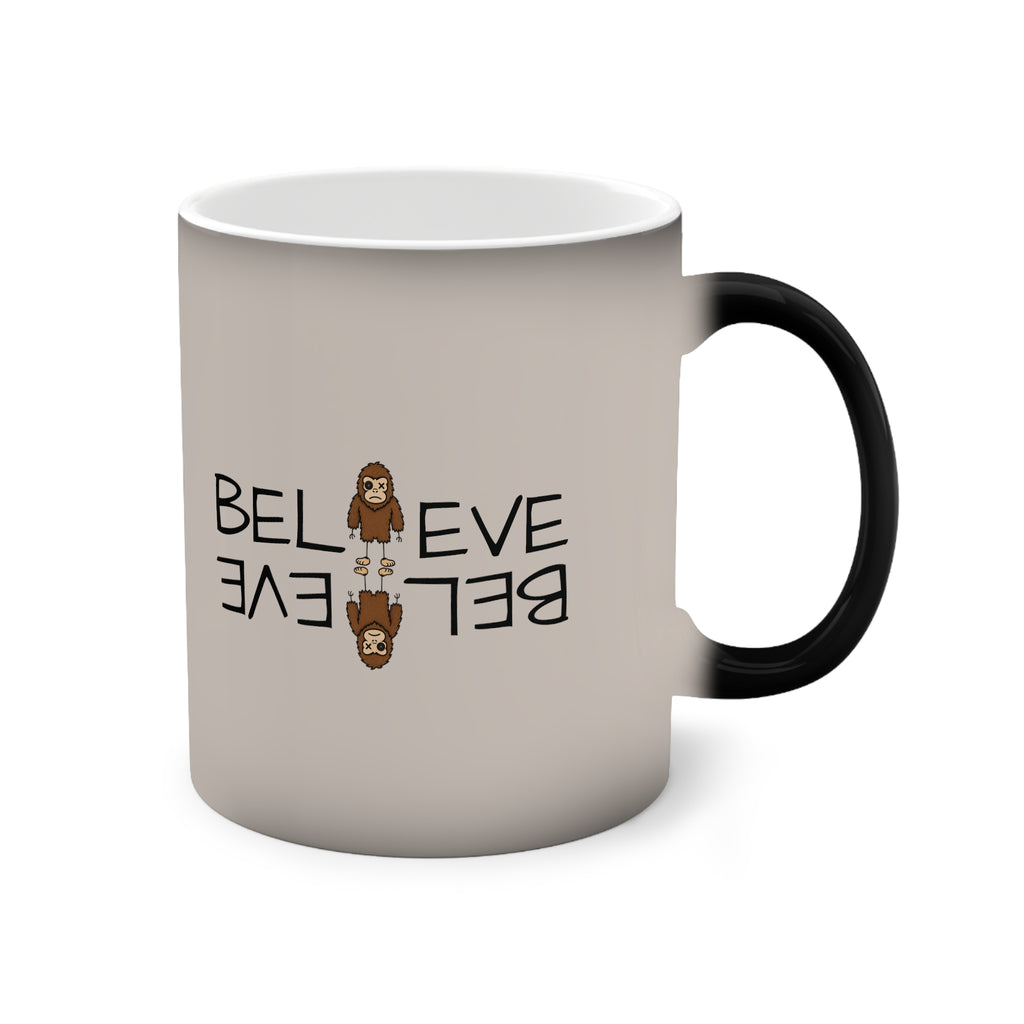 Stick Figure Believe Heat-Reveal Mug