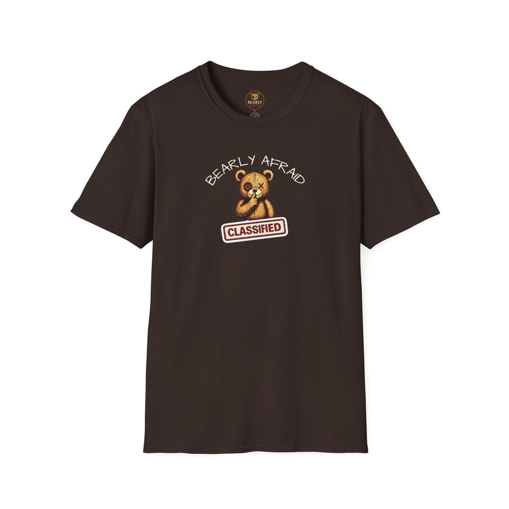 Bearly Afraid Retro Classified Tee