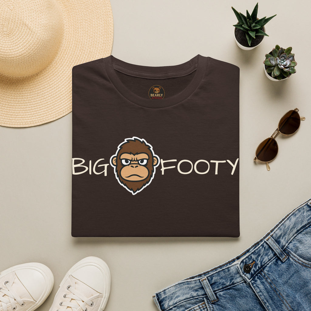 Bigfooty Head in Text Tee