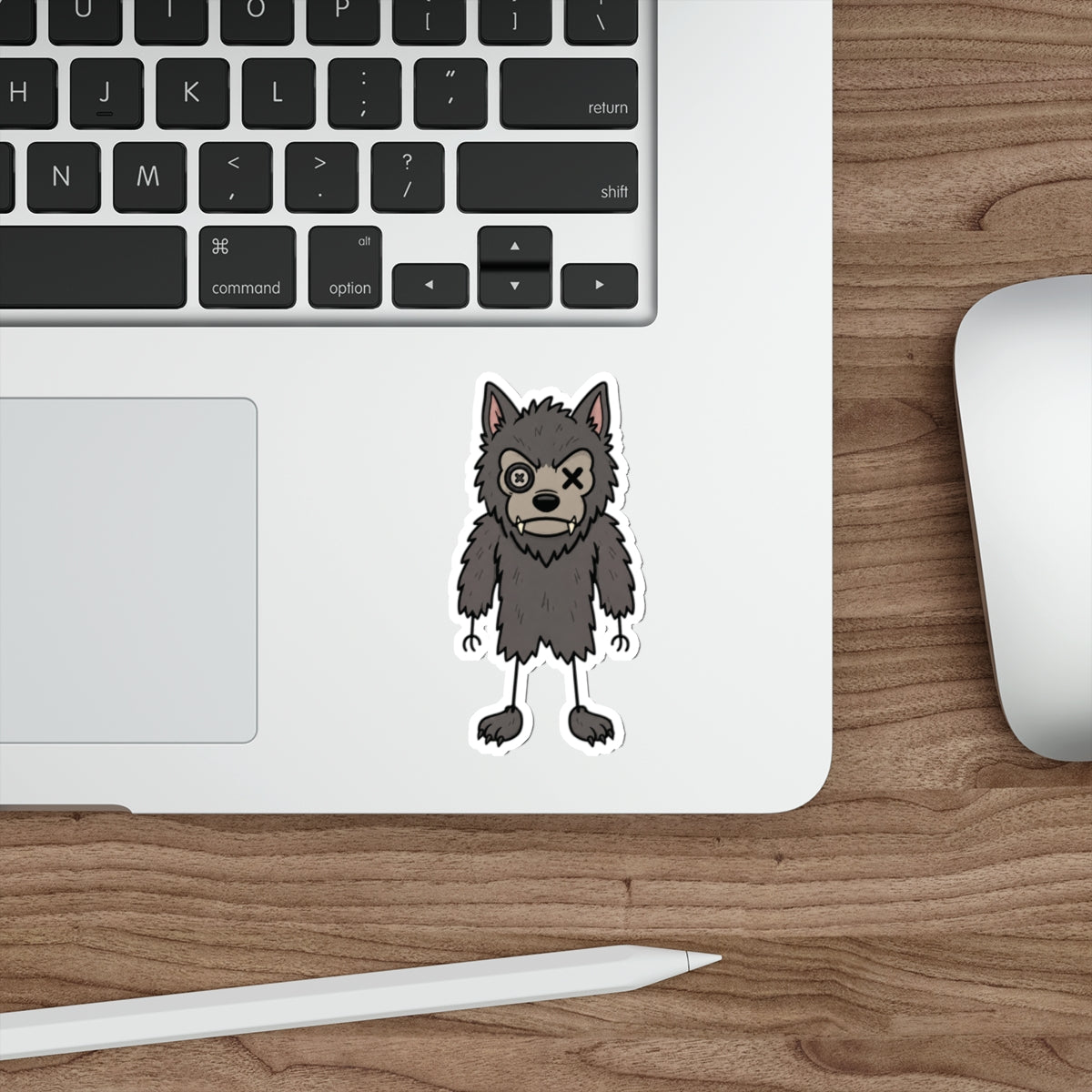 Stick Figure Dogman Sticker