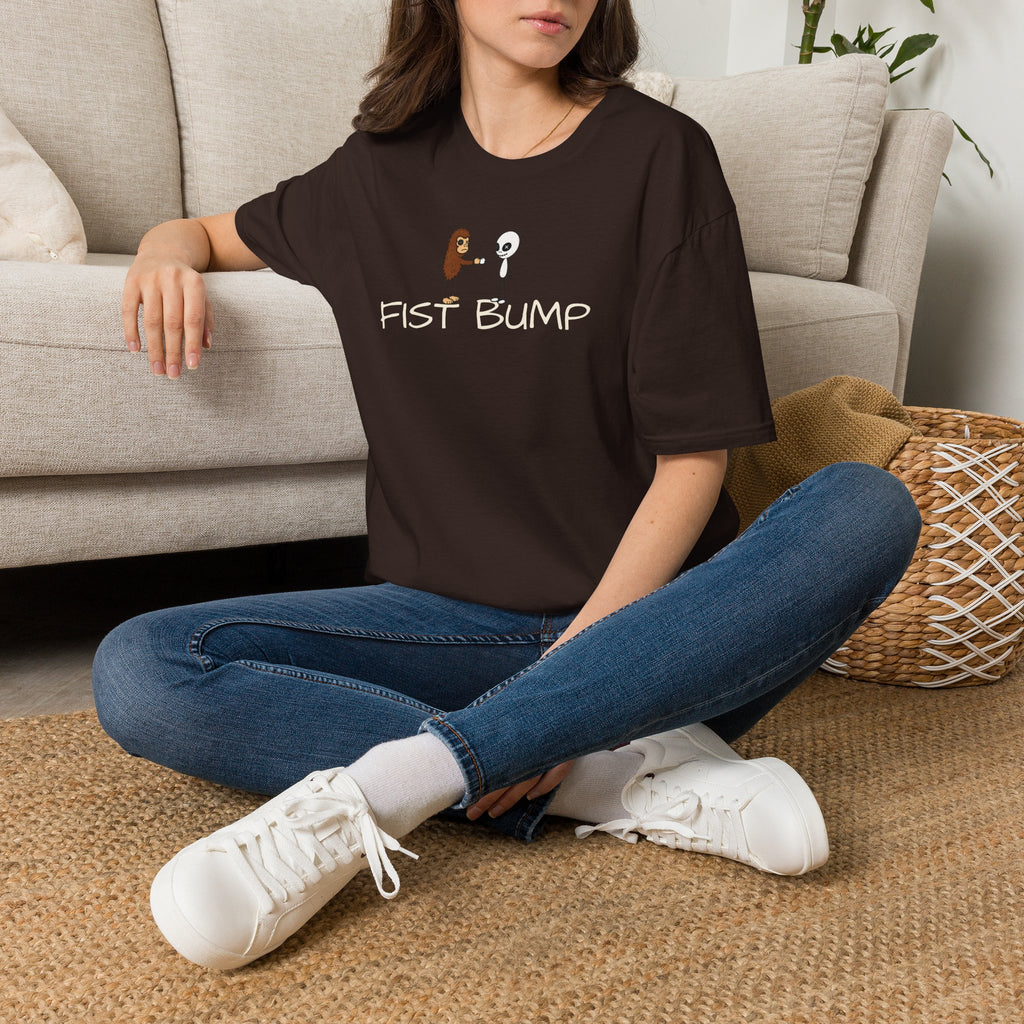 Stick Figure Fist Bump Tee