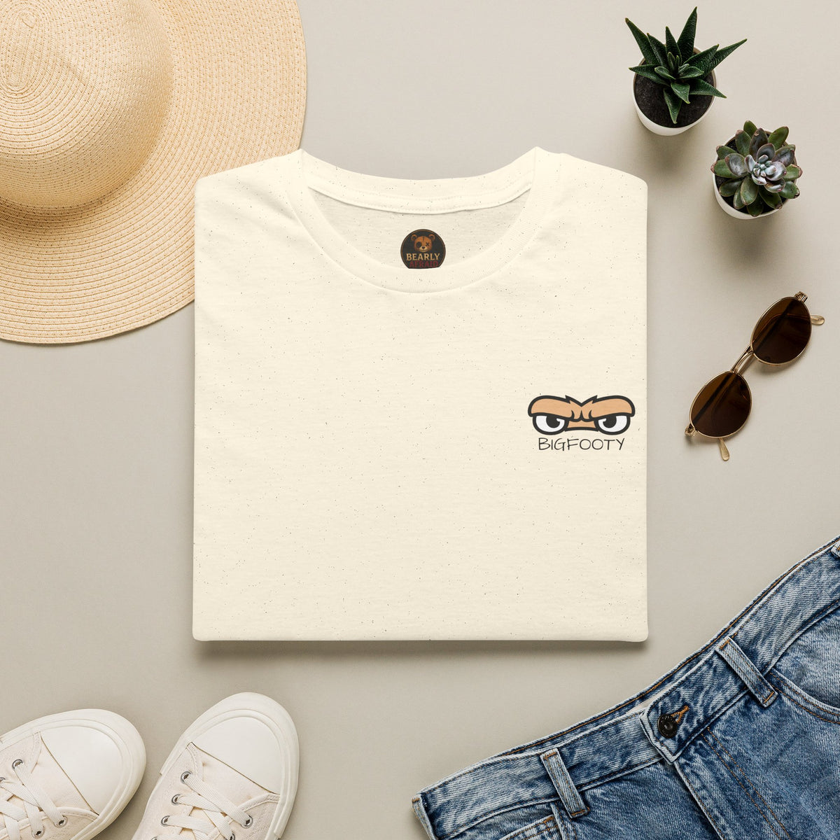 Bigfooty Eyes Left Chest Tee