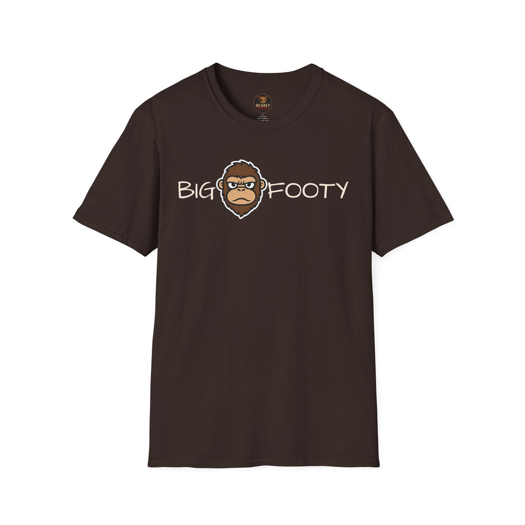 Bigfooty Head in Text Tee