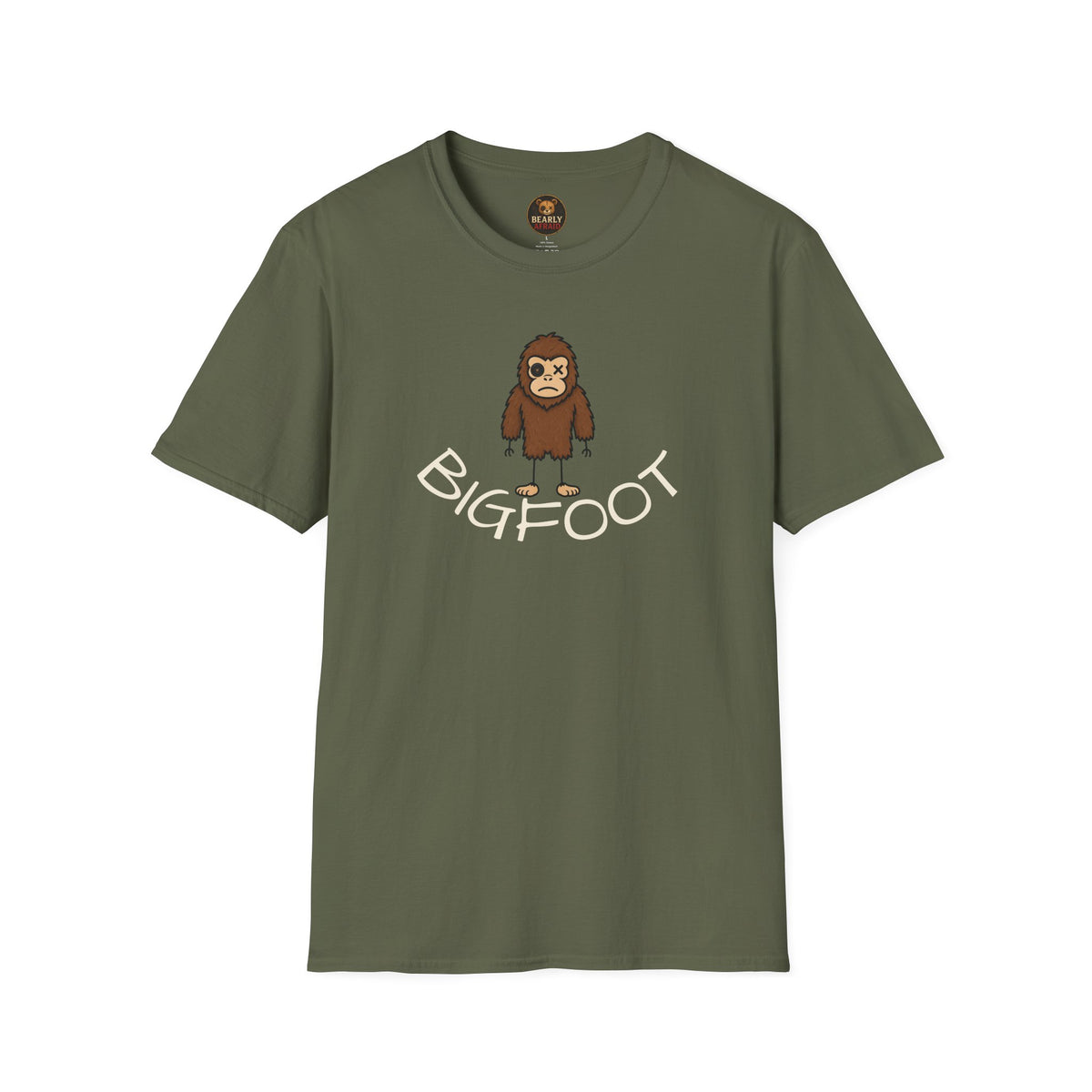 Stick Figure Bigfoot Tee