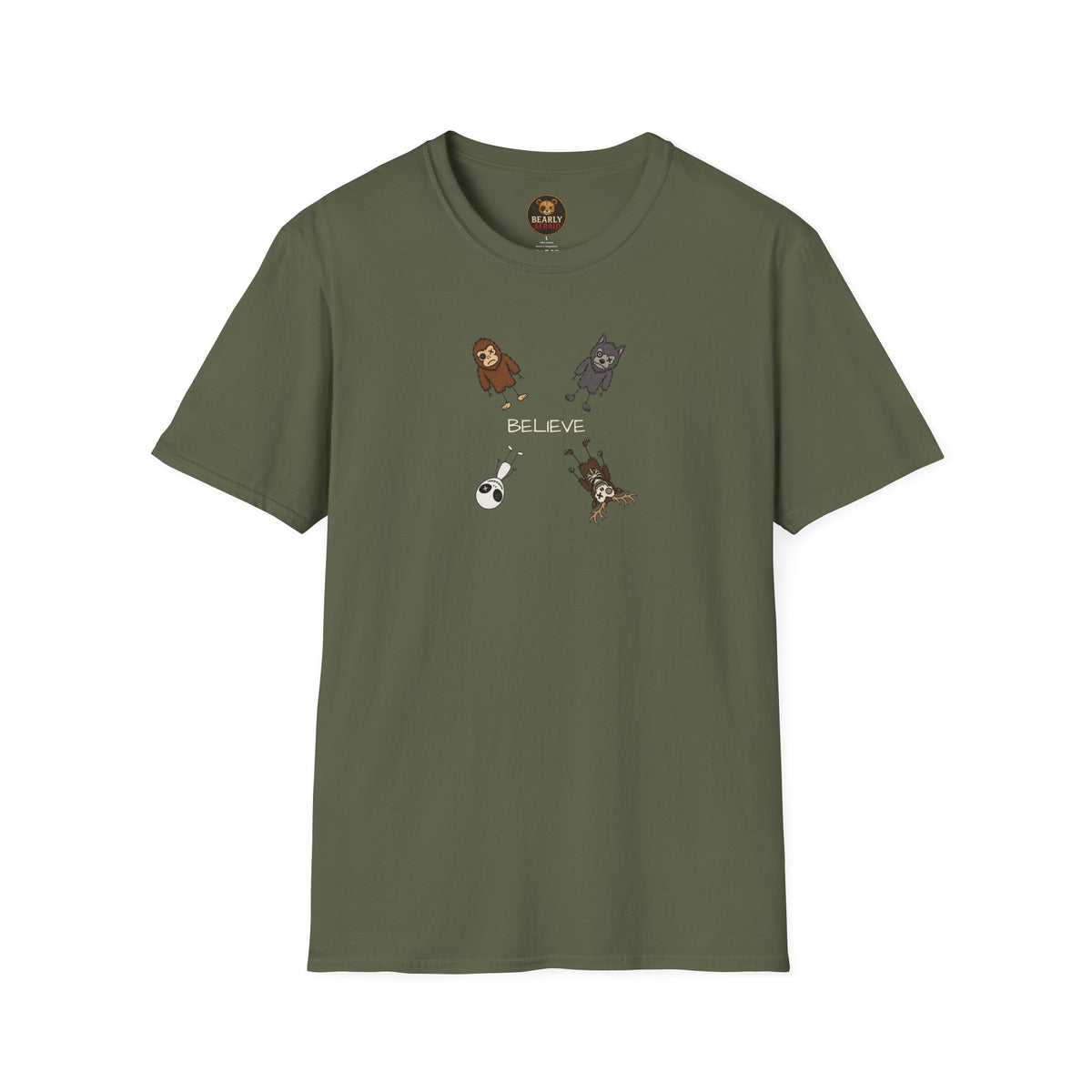 Stick Figure Believe Tee