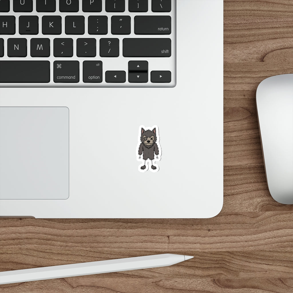 Stick Figure Dogman Sticker