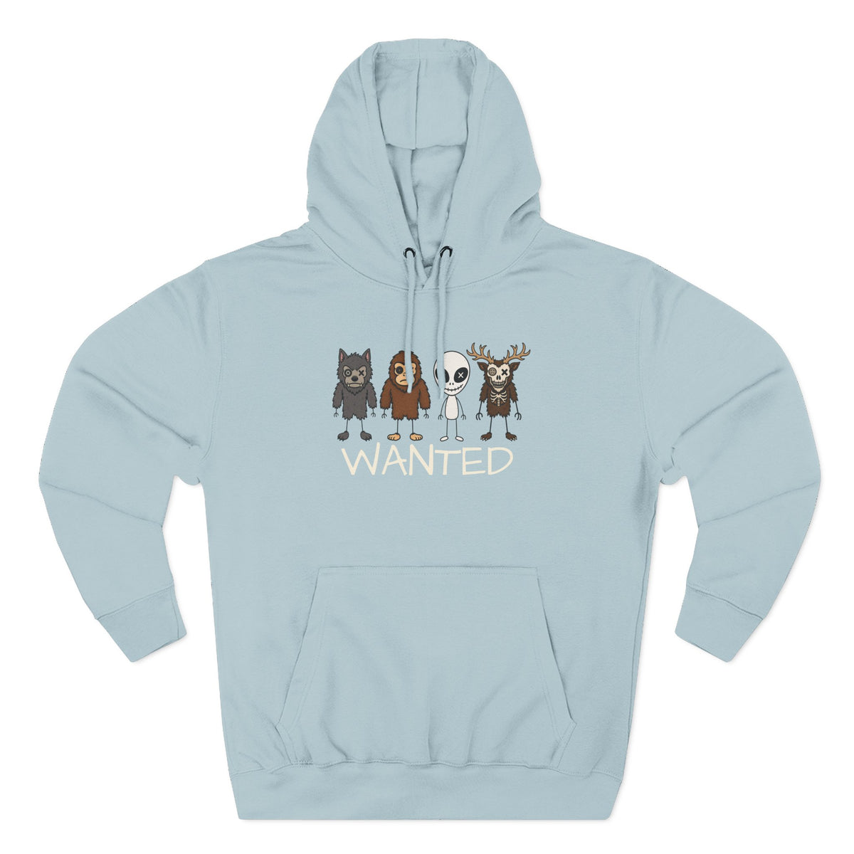 Stick Figure Wanted Hoodie