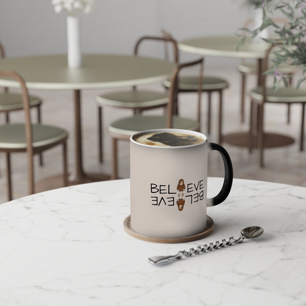 Stick Figure Believe Heat-Reveal Mug