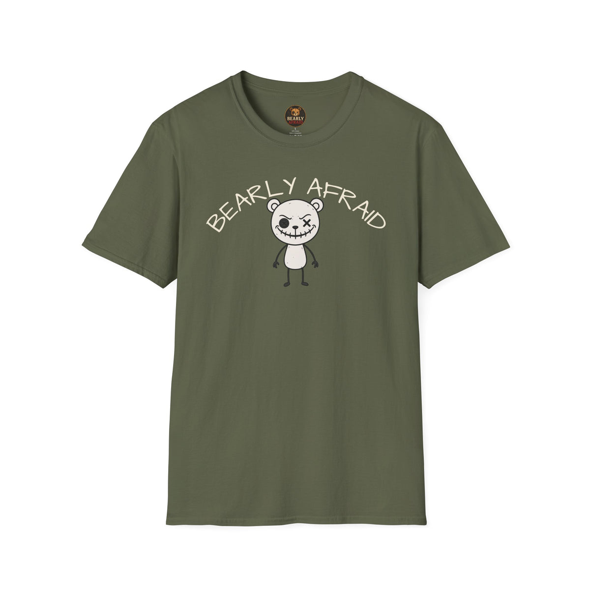 Bearly Afraid Skeleton Tee