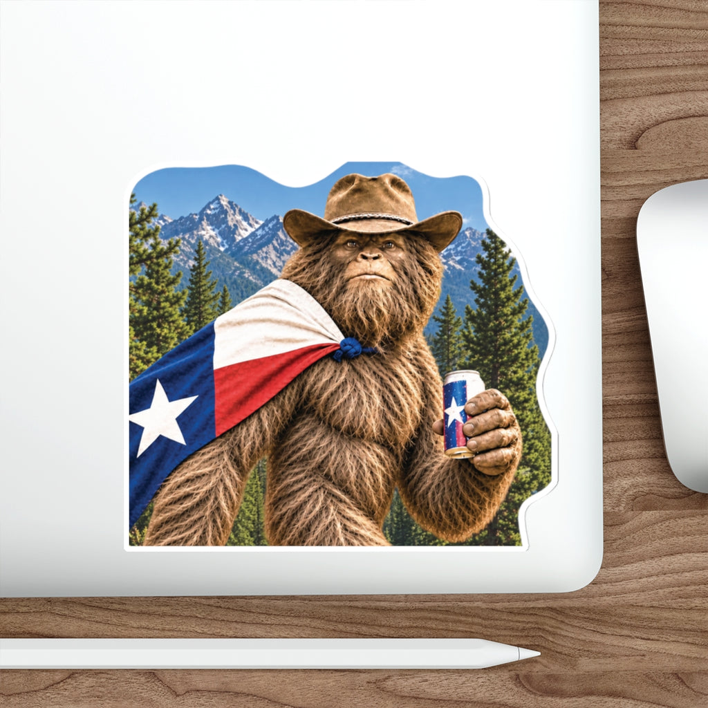 Southern Bigfoot Pose Sticker