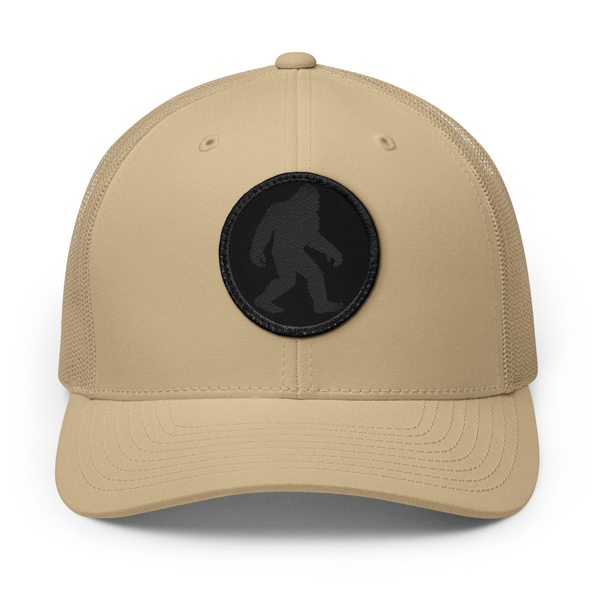 Sasquatch Circle Black Bigfoot Snapback