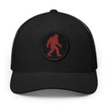 Sasquatch Circle Red Bigfoot Snapback
