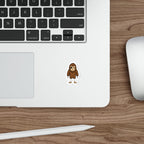 Stick Figure Bigfoot Sticker