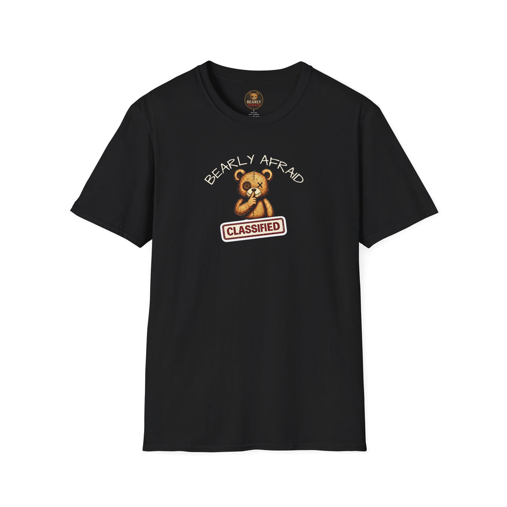 Bearly Afraid Retro Classified Tee