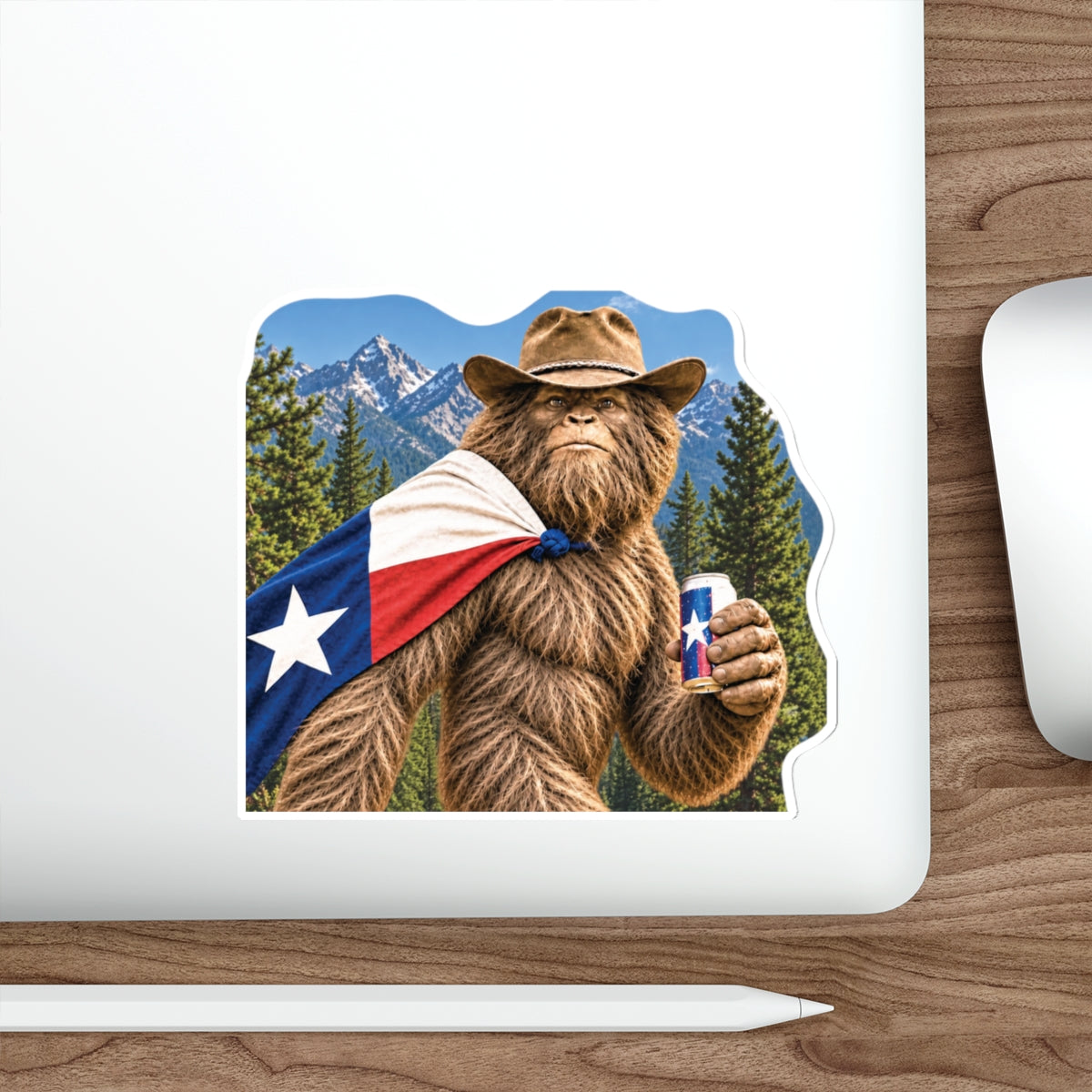 Southern Bigfoot Pose Sticker