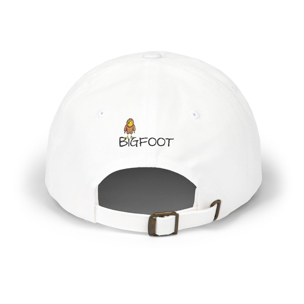 Stick Figure Bigfoot Embroidered Cap