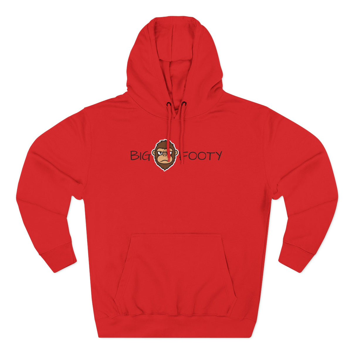 Bigfooty Head in Text Hoodie