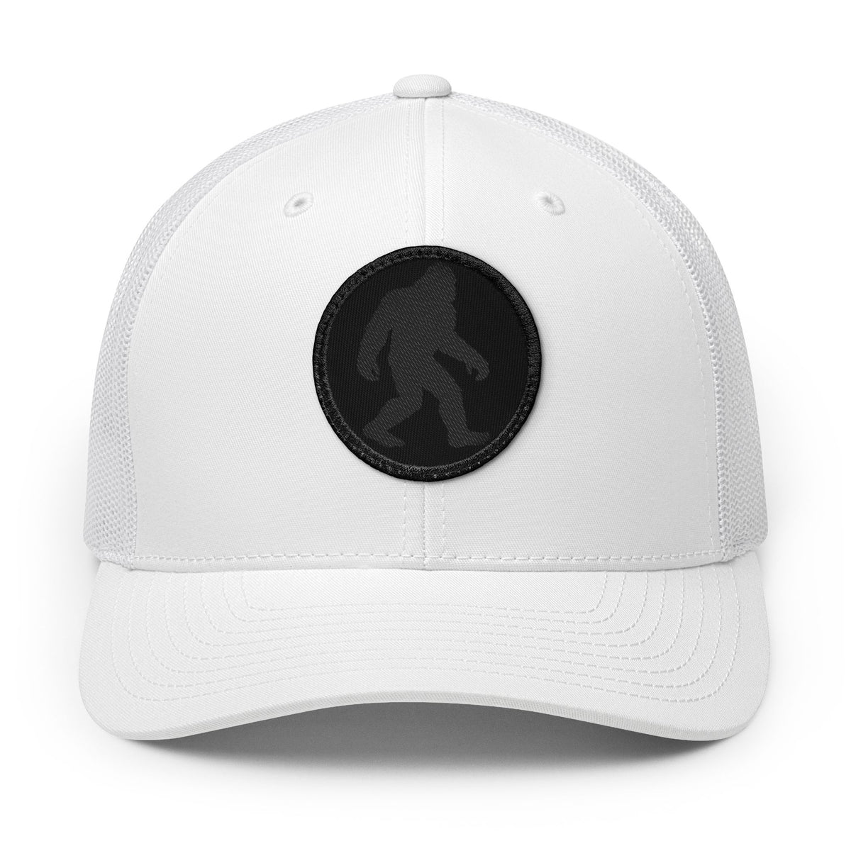 Sasquatch Circle Black Bigfoot Snapback