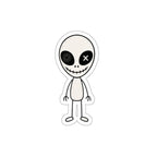 Stick Figure Alien Sticker