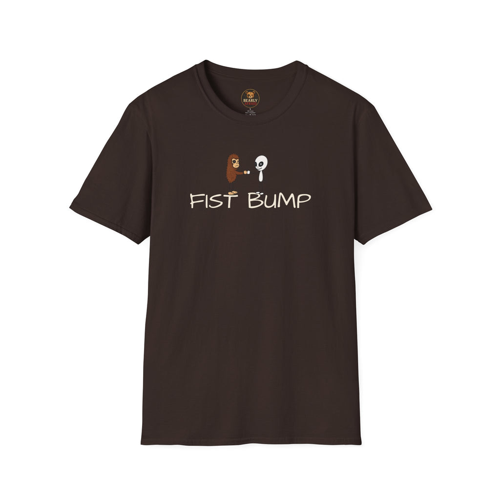 Stick Figure Fist Bump Tee