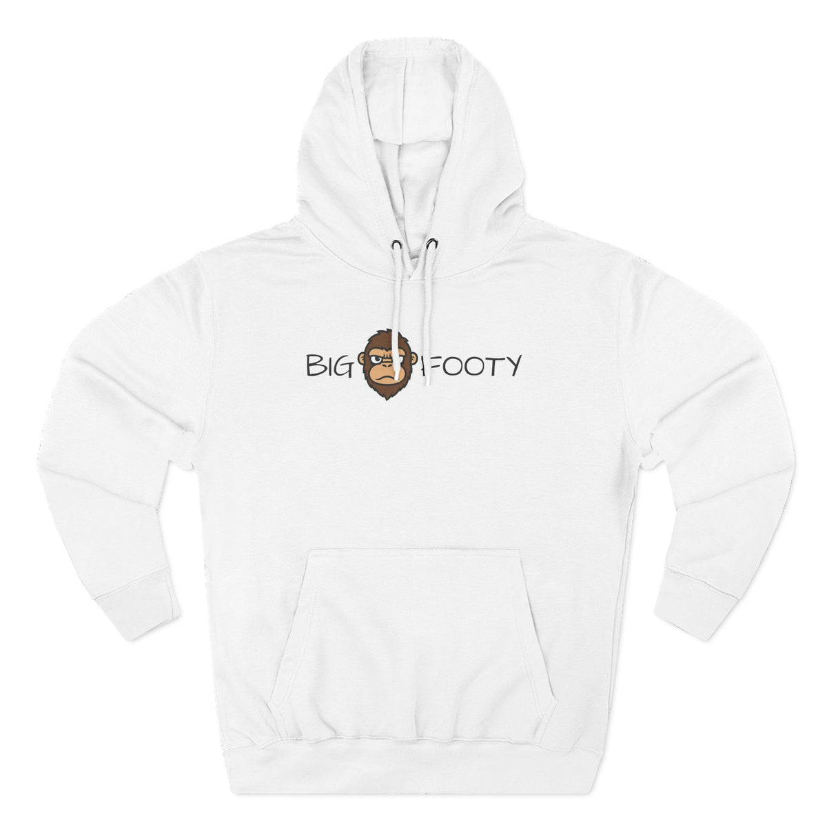 Bigfooty Head in Text Hoodie