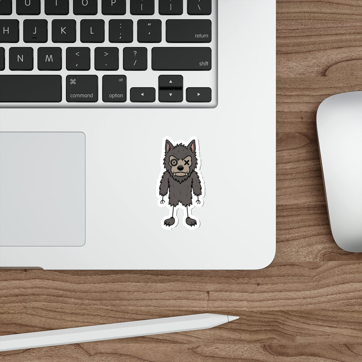 Stick Figure Dogman Sticker