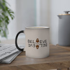 Stick Figure Believe Heat-Reveal Mug