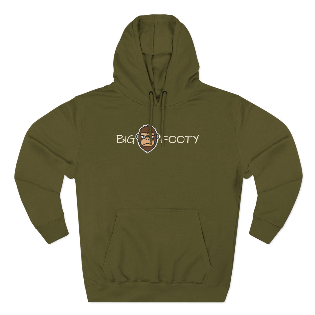 Bigfooty Head in Text Hoodie
