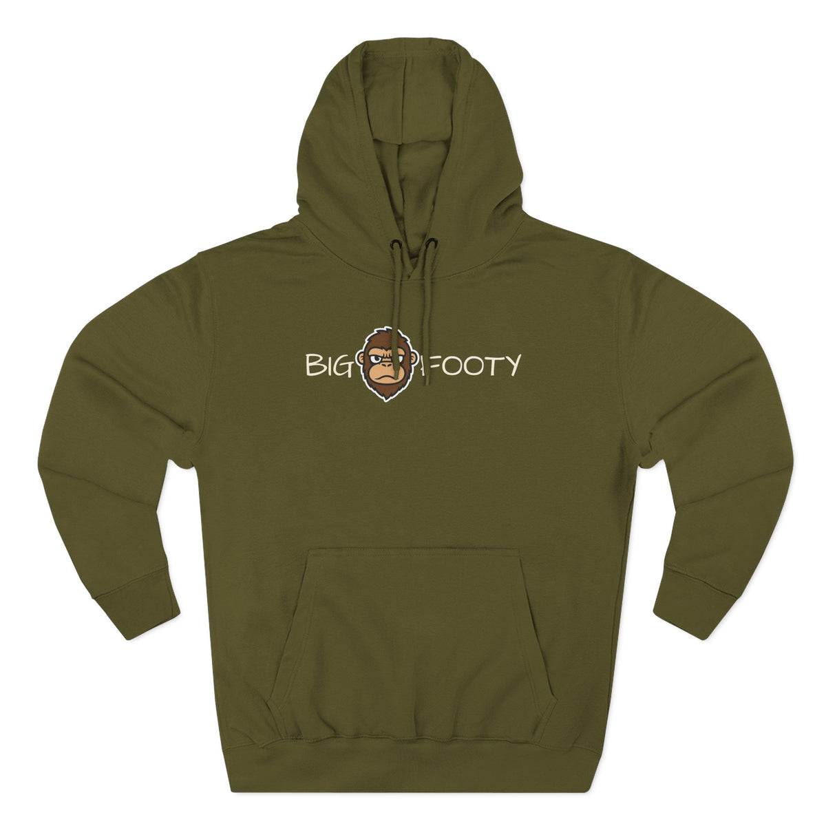 Bigfooty Head in Text Hoodie