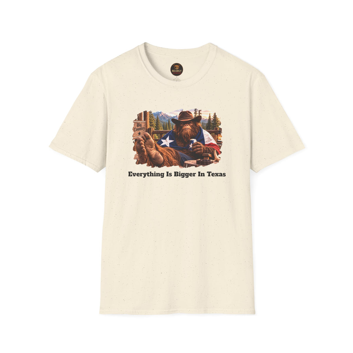 Everything Is Bigger In Texas Bigfoot Shirt