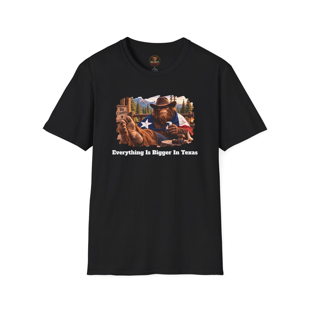 Everything Is Bigger In Texas Bigfoot Shirt
