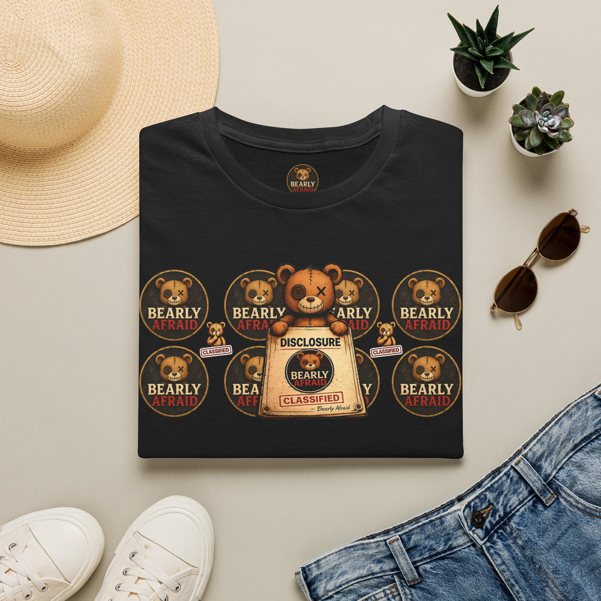 Bearly Afraid Disclosure Overload Tee