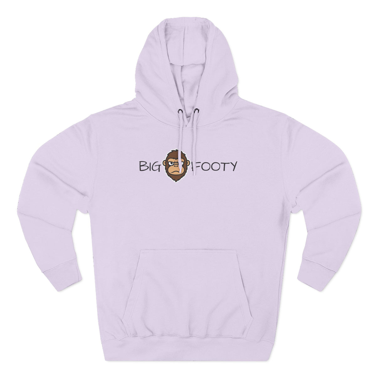 Bigfooty Head in Text Hoodie