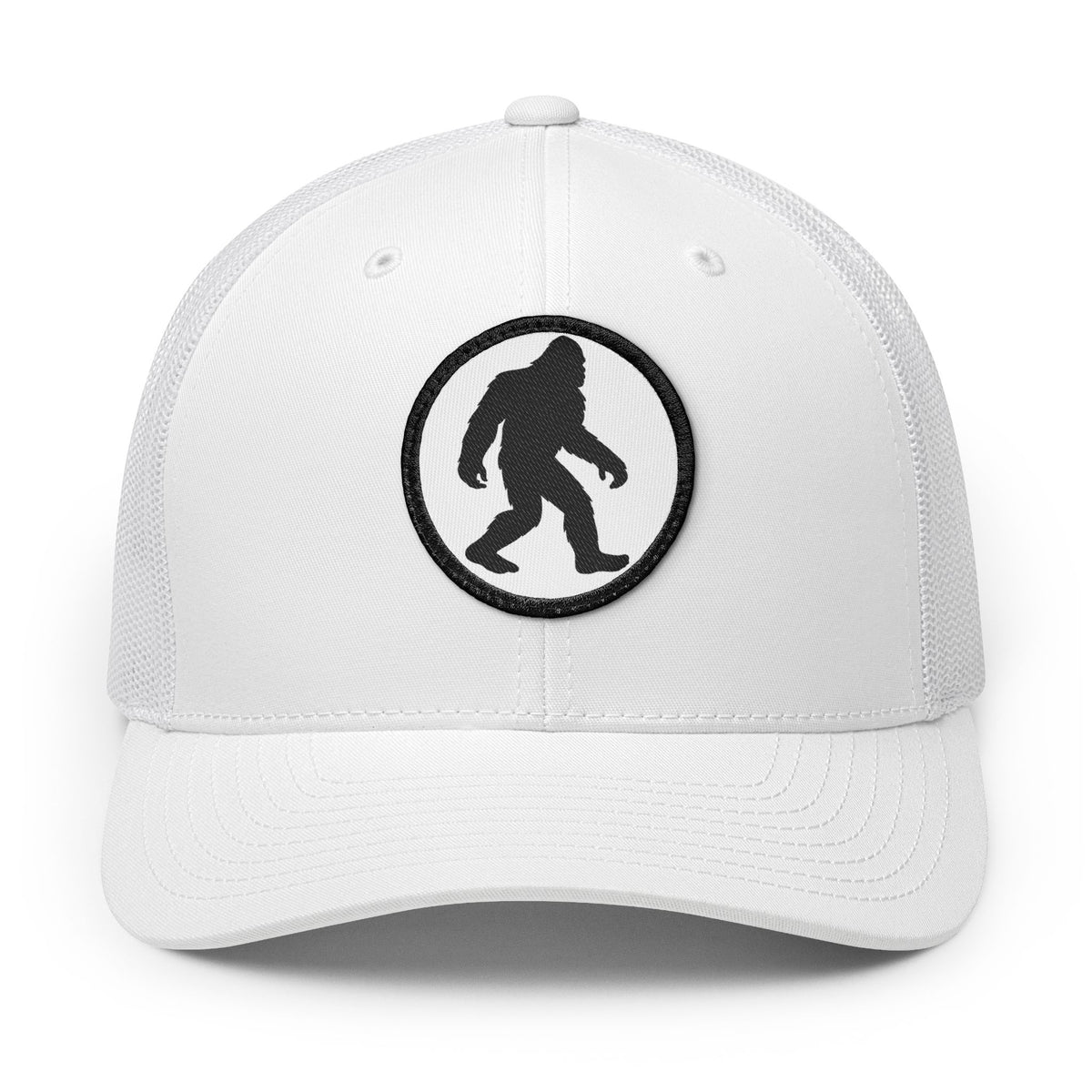 Sasquatch Circle Black Bigfoot Snapback