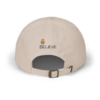 Stick Figure Believe Embroidered Cap