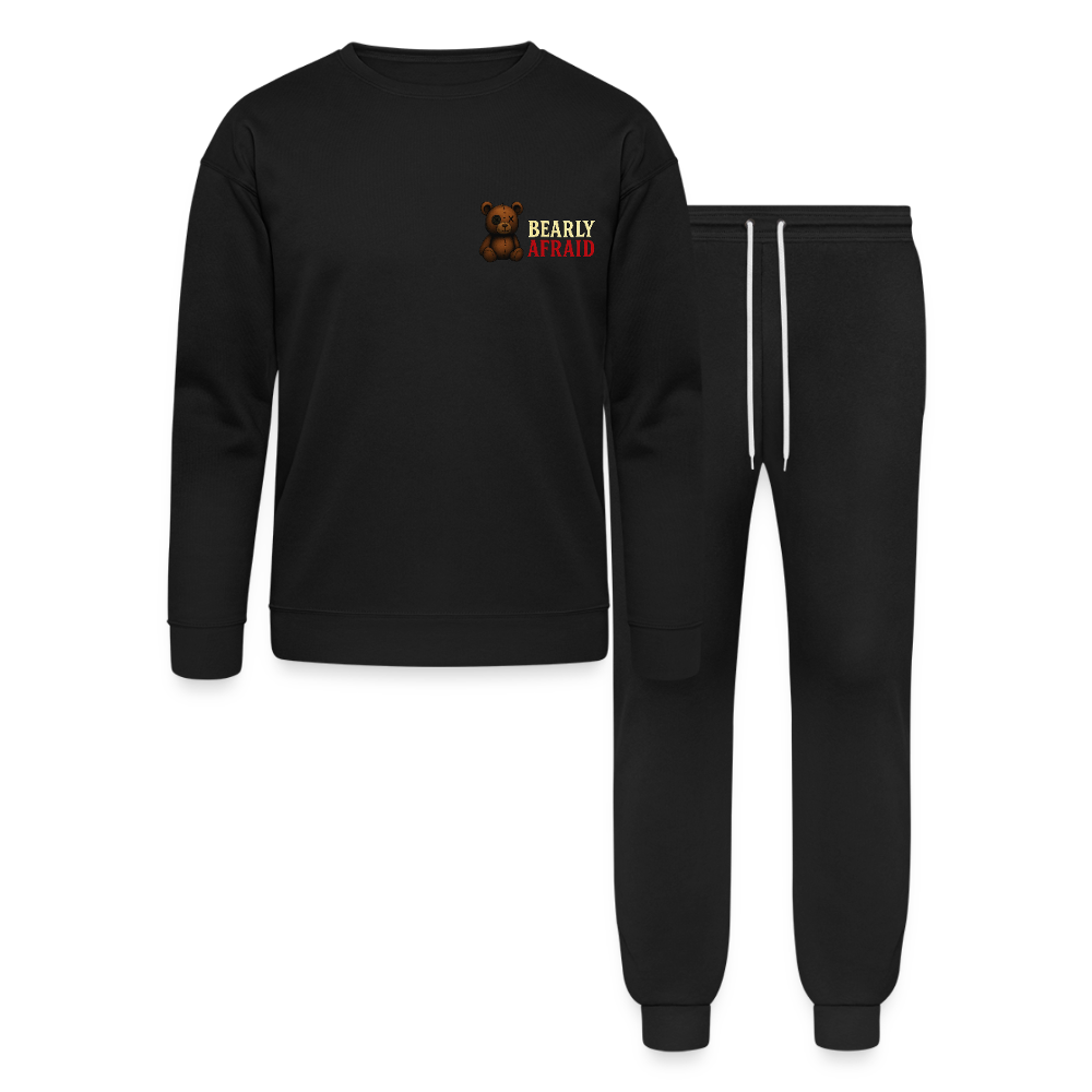 Bearly Afraid Bella + Canvas "Hibernation" Lounge Wear Set - black