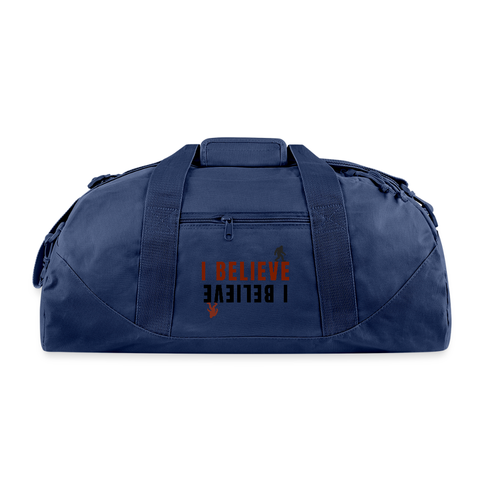 I Believe Recycled Duffel Bag - navy
