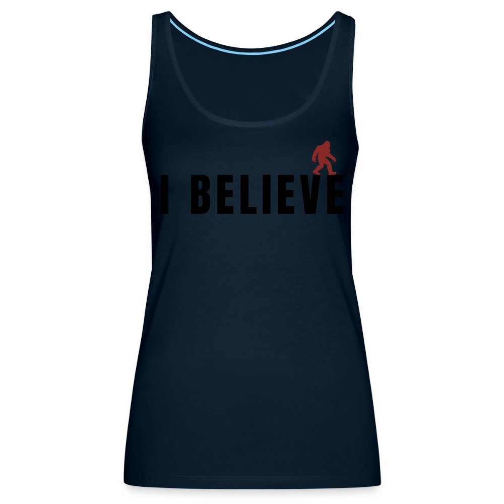 I Believe Women’s Tank Top B - deep navy