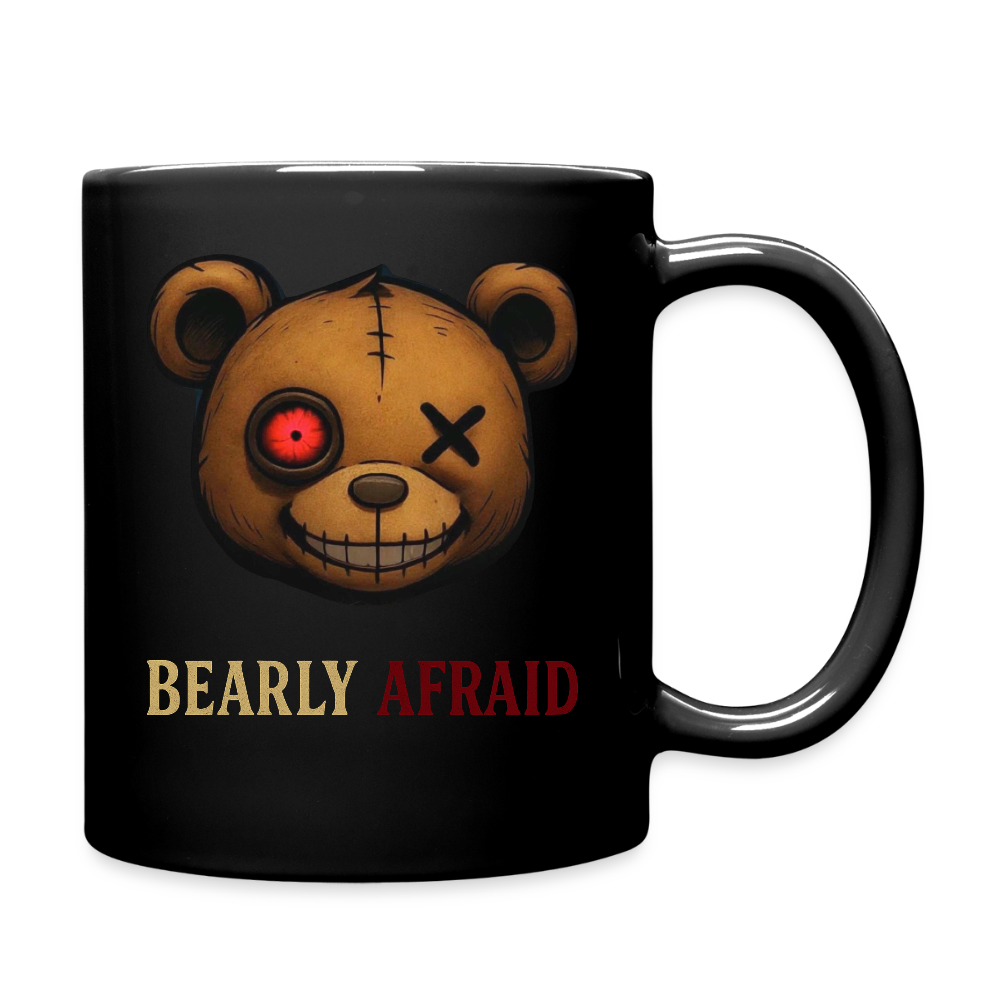 Bearly Afraid Full Color Mug - black
