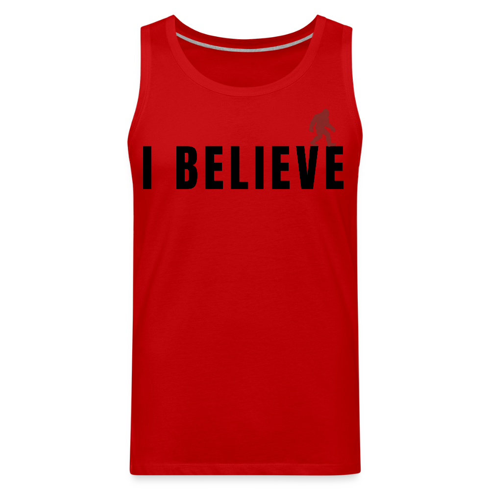 I Believe Men’s Tank B - red