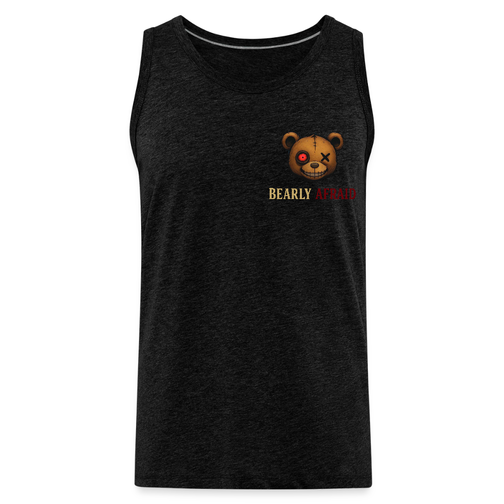 Bearly Afraid Men’s Premium Tank - charcoal grey