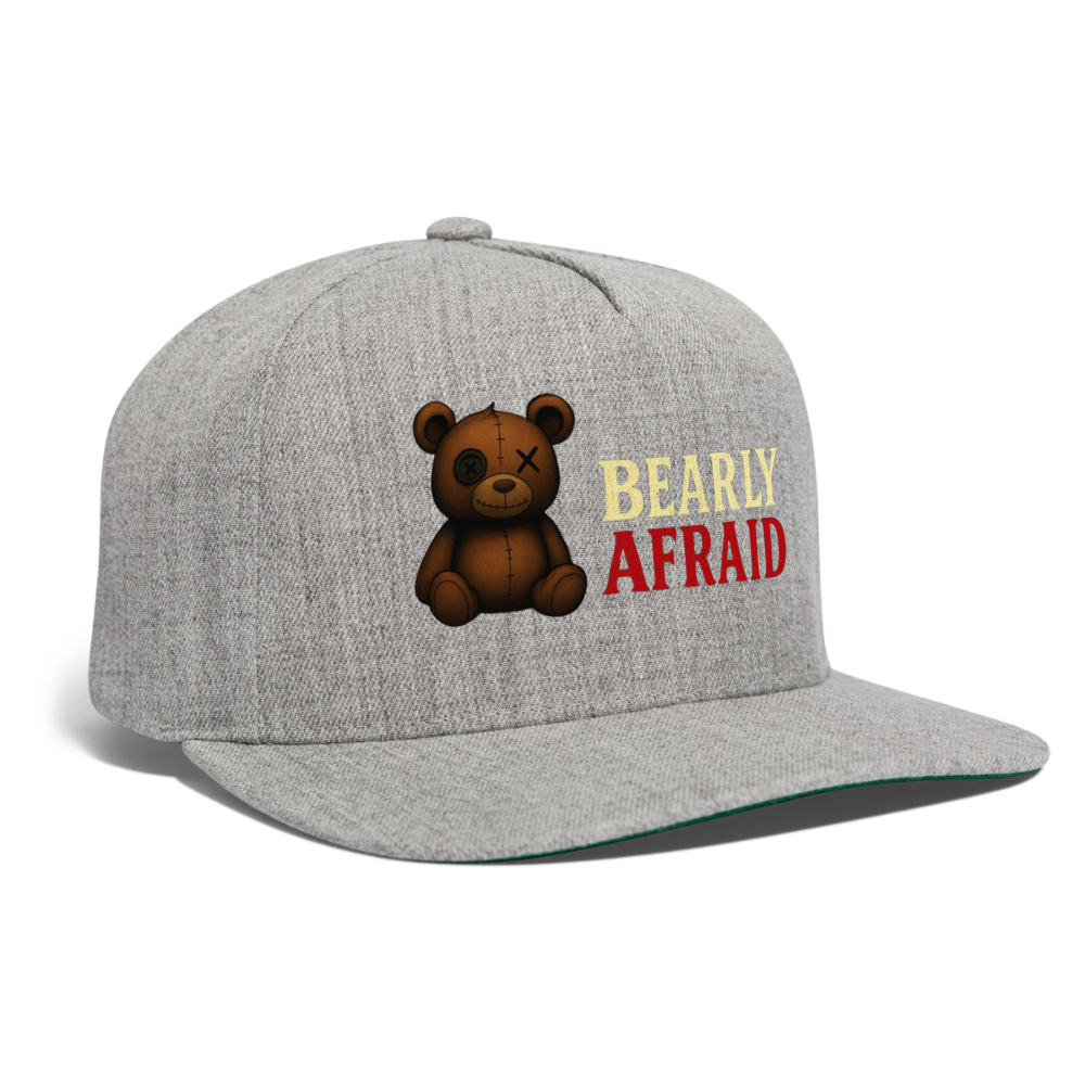 Bearly Afraid Snapback - heather gray