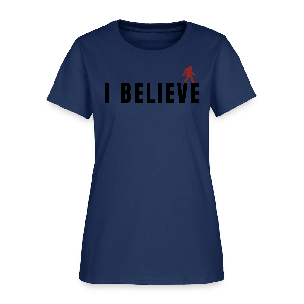 I Believe Women's T-Shirt B -  blue dusk