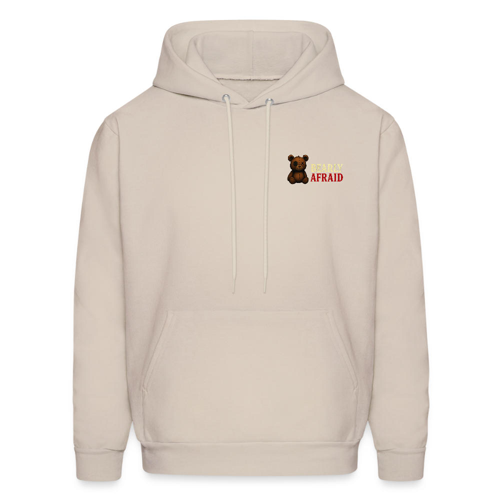 Bearly Afraid Men's "Classic" Hoodie - Sand