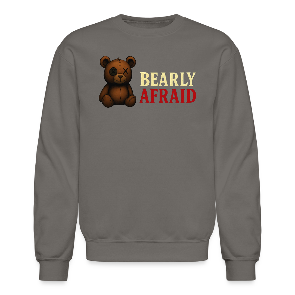 Bearly Afraid "Classic" Crewneck - asphalt gray