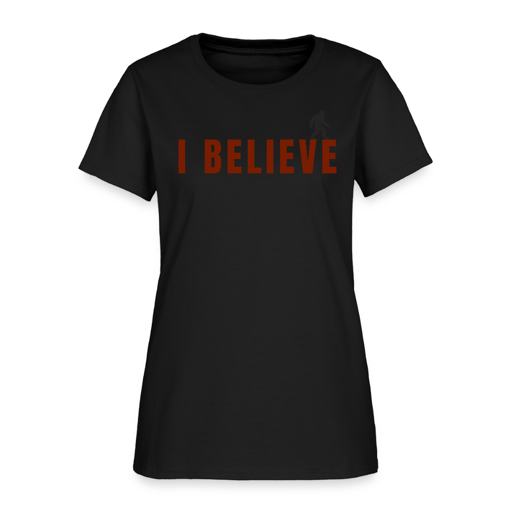 I Believe Women's T-Shirt R - black