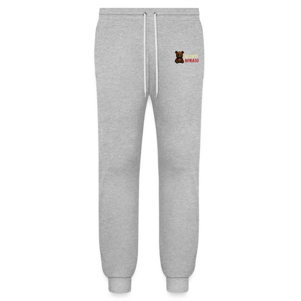 Bearly Afraid Bella + Canvas Unisex Joggers - heather gray
