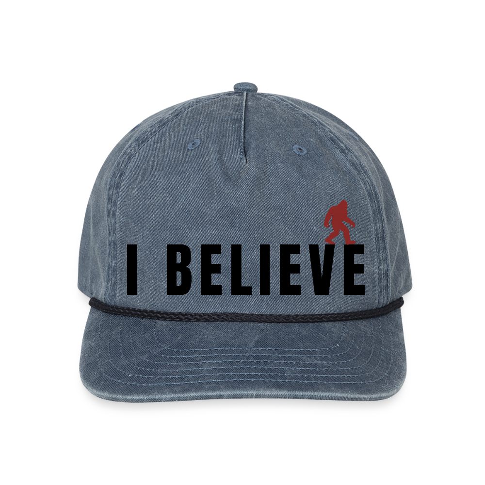 I Believe Vintage Rope Cap B - washed navy